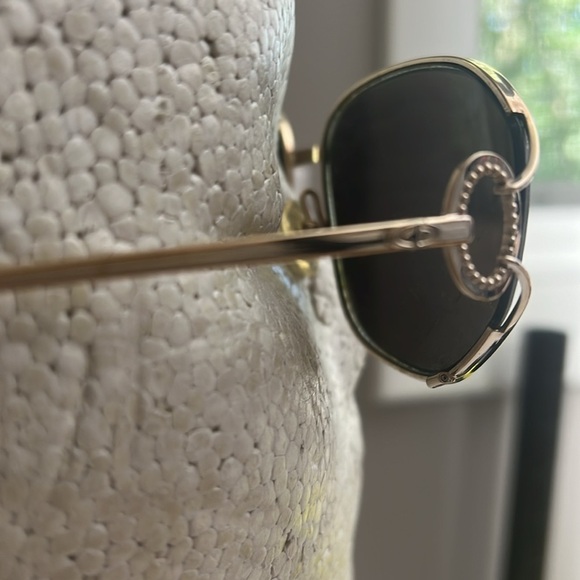 Vintage Christian Dior Eyeglasses Sunglasses Goldtone Frames - Picture 6 of 13